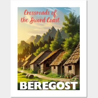 Beregost Tourism Poster - Sword Coast Faerun D&D Art Posters and Art